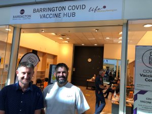 Barrington COVID Vaccine hub 
