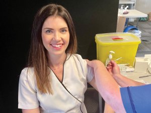 Gemma Perry Sanders Pharmacy COVID-19 vaccination