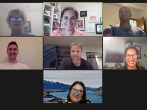 Jo Hikaka's zoom meeting