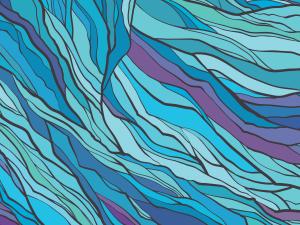 Blue purple line pattern - Varicose veins concept