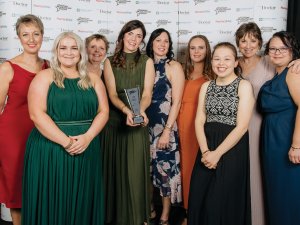 Sanders Pharmacy staff: Allison Gallagher, Brittney Kemp, Gail Karam, Gemma Perry, Kahli Donaldson, Courtney Heeringa, Gina Nicholls, Vicki Macky and Toni Barker
