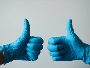 PPE thumbs up
