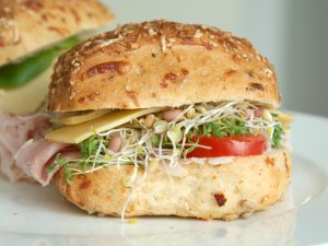 healthy food, vegan burger