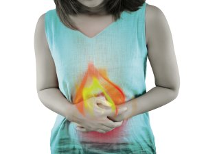  Woman stomach pain