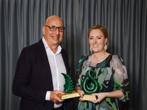 Chief executive Paul Sapsford with chief operating officer Kimberley Bray