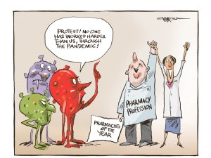 Covid cartoon