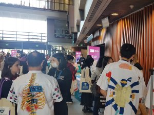 Colourful lab coats 
