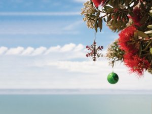 Christmas Pohutakawa tree at the beach - Credit: georgeclerk on iStock.com