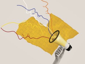 Hand-megaphone-faces