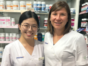 IPE mentee Sua Oh (left) and her mentor Eliza Hood CR Supplied