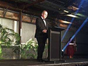 Adrian Tucker at NZ Primary Healthcare Awards awards night 2020