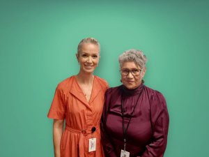 Charlotte Etheridge and Vicky Thorn
