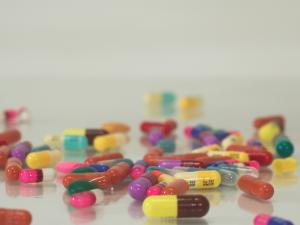 Colourful pills