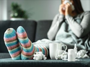 Sick woman CR Tero Vesalainen on iStock