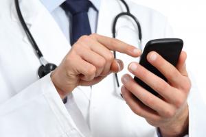 doctor, phone, app, health IT