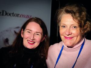 Barbara Fountain (left), New Zealand Doctor editor and Anna Mickell, The Health Media Limited general manager