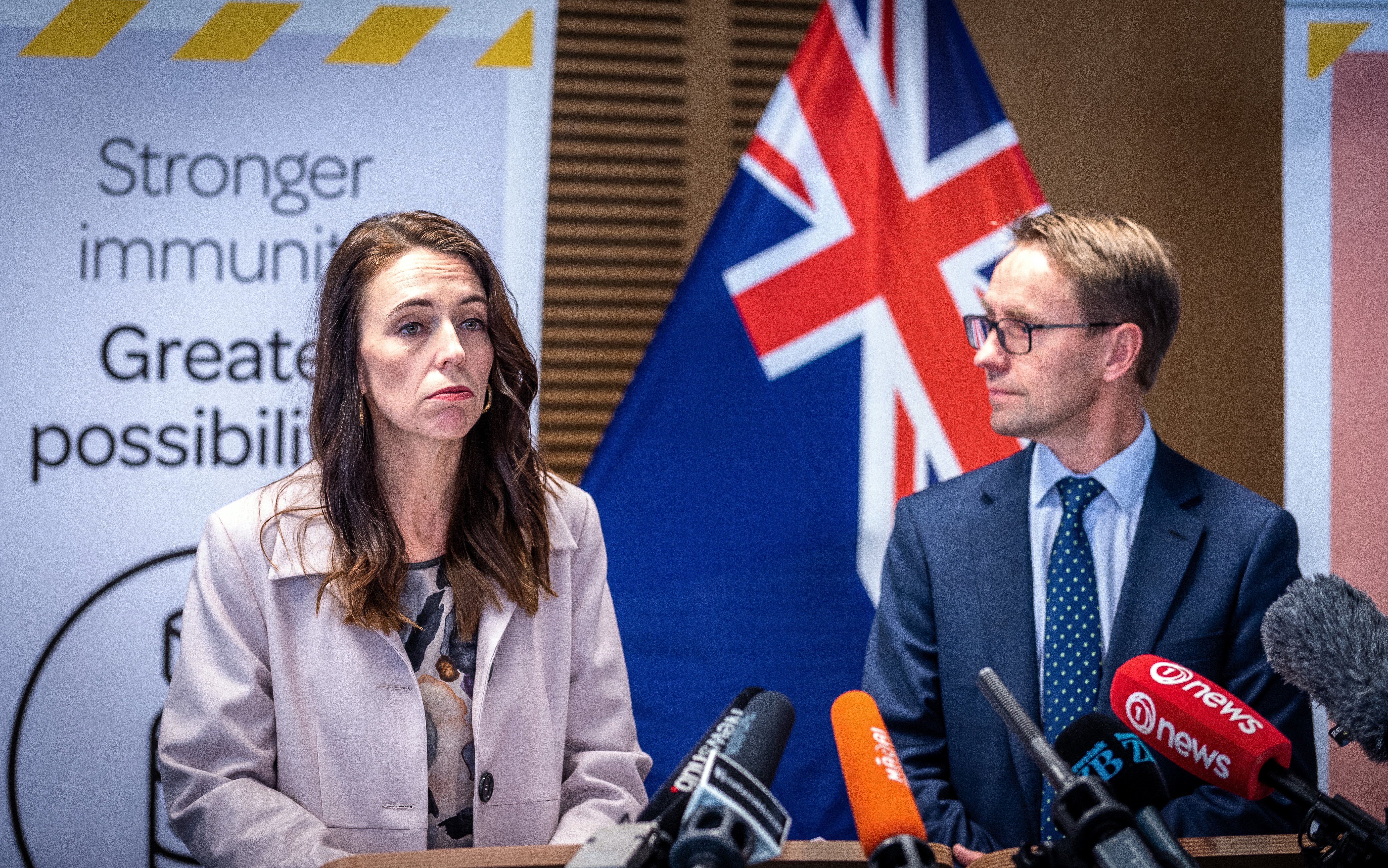 Jacinda Ardern & Ashley Bloomfield