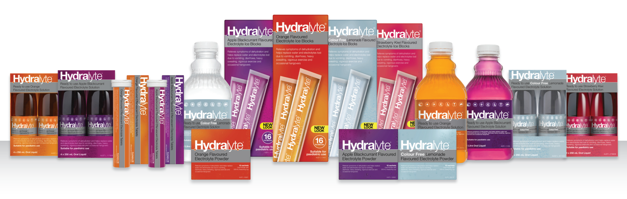 Hydralyte product range