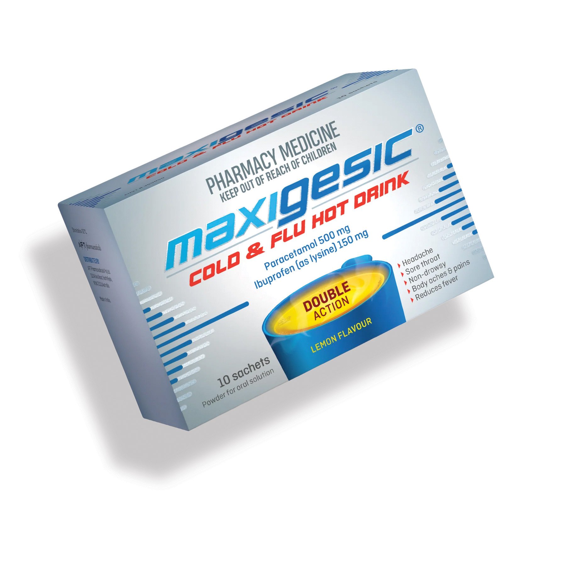 MAXIGESIC COLD & FLU HOT DRINK 