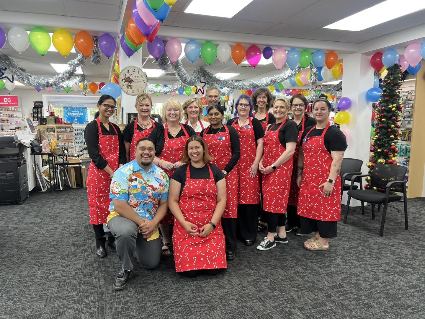 Clives Chemist Xmas party CR Supplied