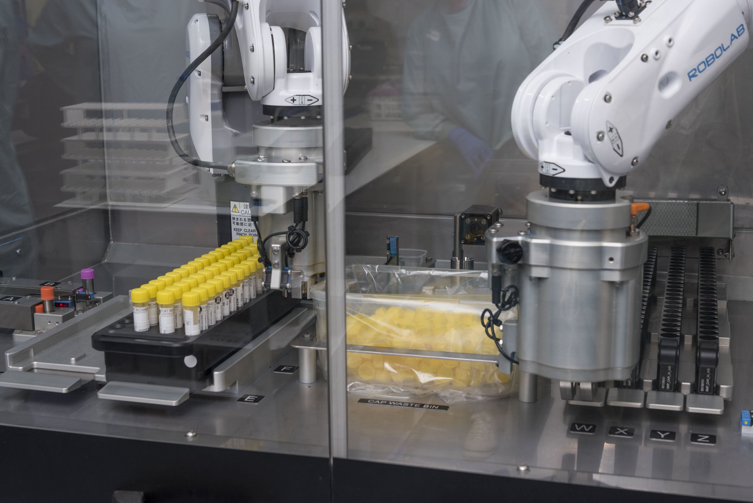 De-Capping Robot at Canterbury Health Laboratories