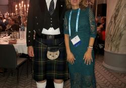 Graeme Smith with Sonia Ruiz Moran, CEO of the Spanish Pharmacy Council, at the FIP community section dinner