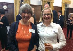 PSNZ national executive co-opted member Lynn McBain with Bronwen Shepherd of Green Cross Health