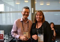Billy Allan from HQSC and Lesley Cox from Becton Dickinson LTD