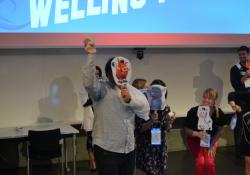 The Auckland DHB team turned Lion King for the poster competition