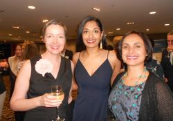 Chloe Campbell, Natasha Nagar and Shirena Vasan, all from PSNZ