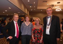 Richard Townley and Sarah Long from PSNZ, conference speaker Debra Rosett from the University of South Australia, and society president Ian McMichael