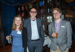 Pharmacy Guild office manager Emma Houltham, Pharmacy Guild board member Anthony Roberts and Pharmacy Guild communications advisor Thomas Croskery  