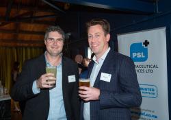 Toniq medicines product manager Luke Tilson and general manager Andrew Grant