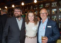 Pharmacy Today senior reporter Jonathan Chilton-Towle, The Health Media general manager Grayson Cobb and Maunu Pharmacy and Kensington Pharmacy owner Shane Heswall 